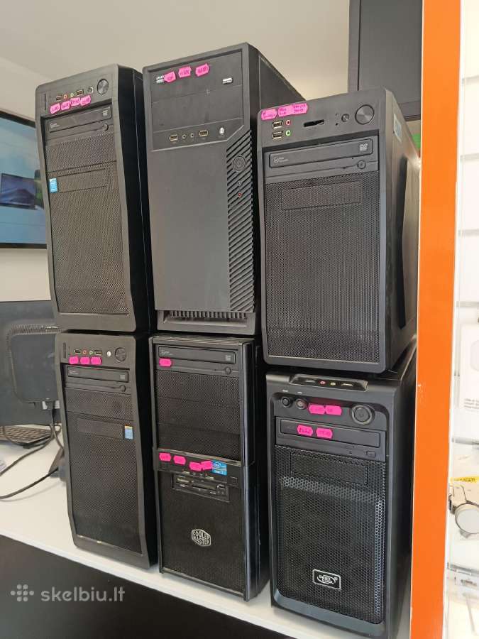 Pc+win10+monitorius+klaviatūra+pelė+garantija