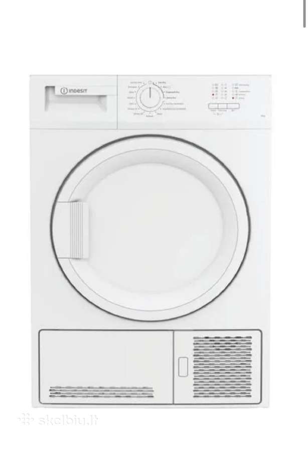 Nauja džiovyklė Indesit 8kg C Yd C82wwgl UK - nuotraukos Nr. 3