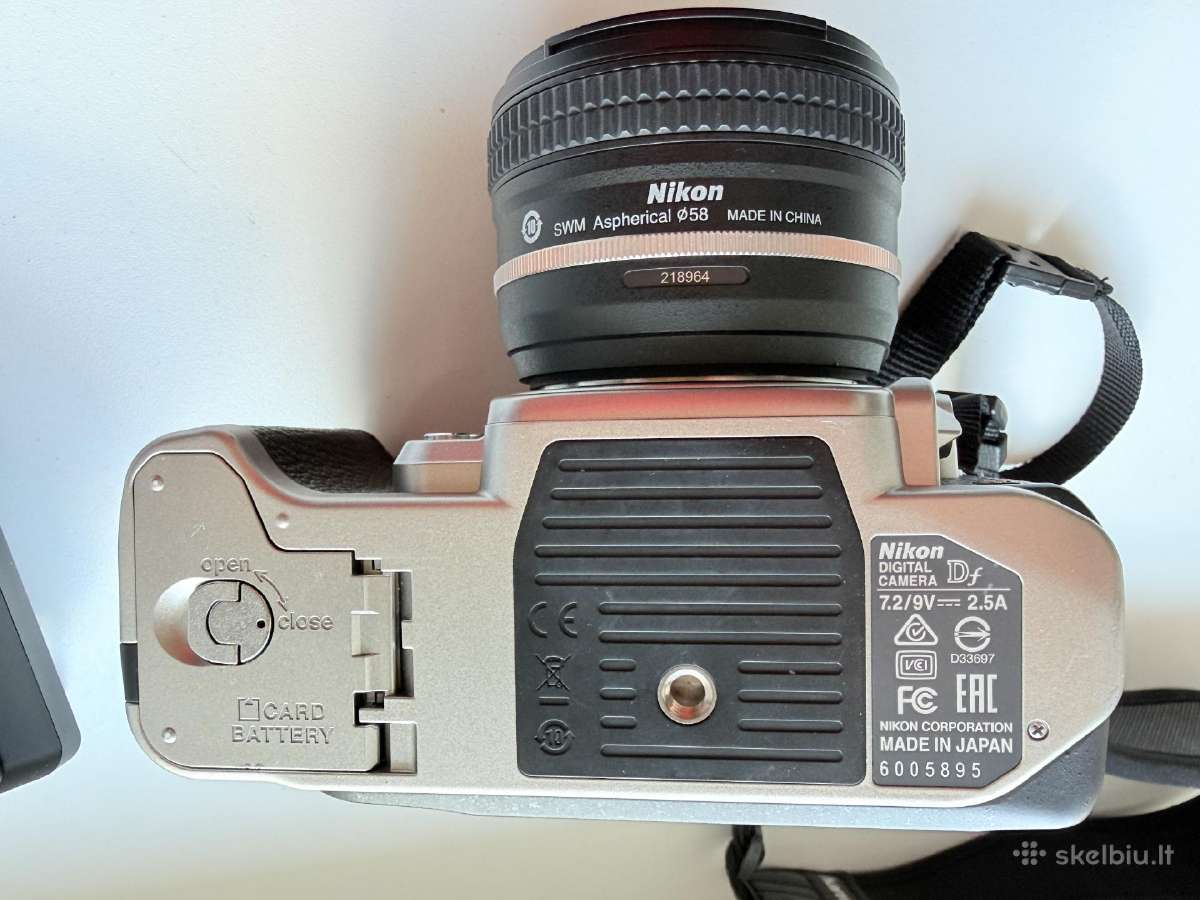 Nikon Df pilno kadro fotoaparatas 6000 kadrų - nuotraukos Nr. 5