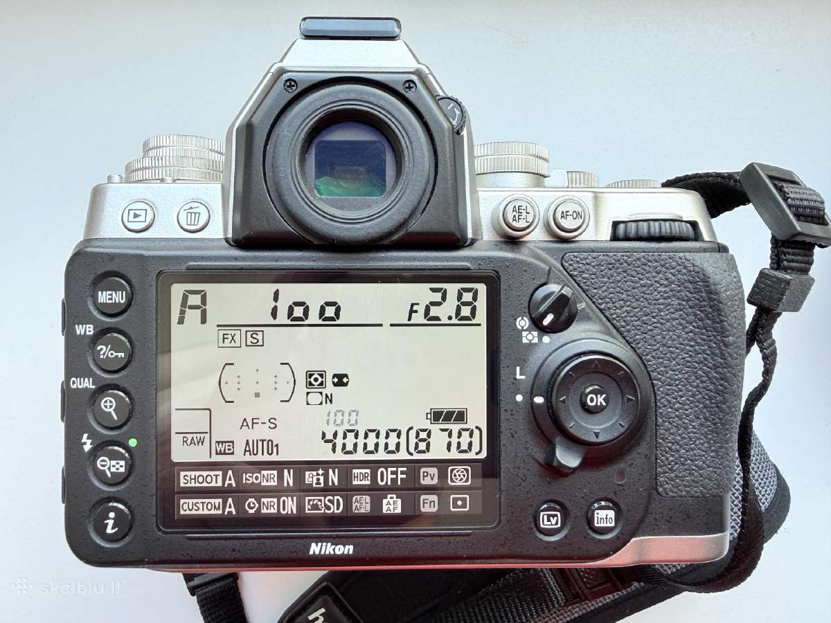 Nikon Df pilno kadro fotoaparatas 6000 kadrų - nuotraukos Nr. 8
