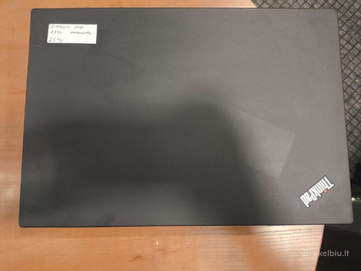 Thinkpad T470 14.0 Ips i5-7300u 8gb 256gb 25% - nuotraukos Nr. 3