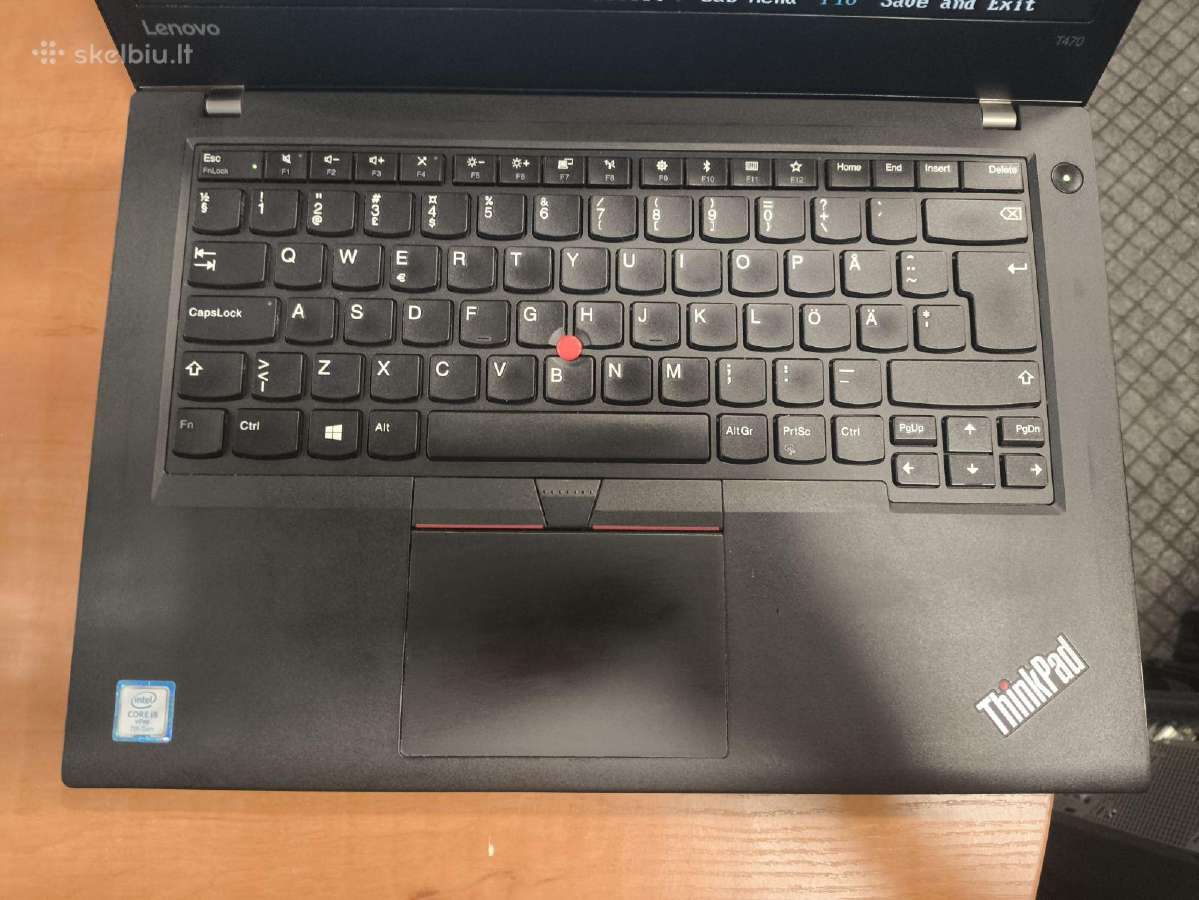 Thinkpad T470 14.0 Ips i5-7300u 8gb 256gb 25% - nuotraukos Nr. 2