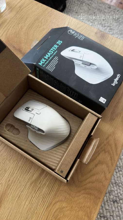 Logitech Mx master 3s balta pelė