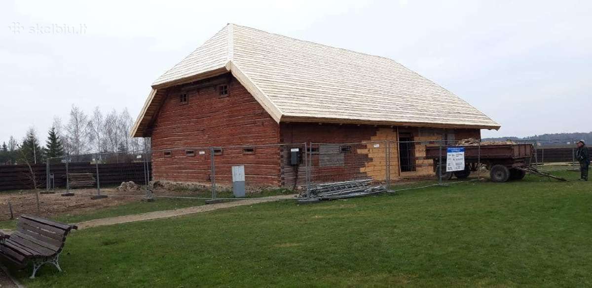 Skiedriniai stogai, fasadai. Drebulinės skiedros. - nuotraukos Nr. 3