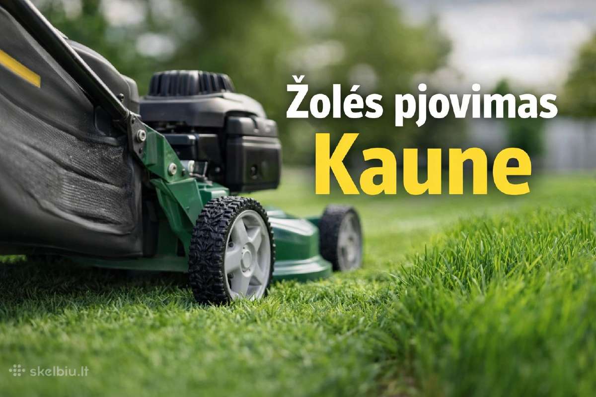 Žolės pjovimas