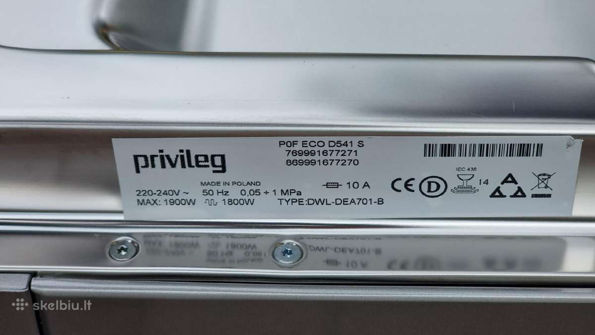 Nauja Privileg Pof Eco D541 S+ garantija - nuotraukos Nr. 16