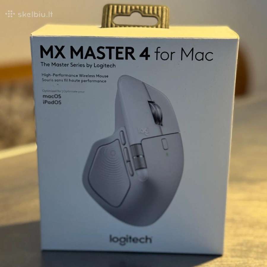 Parduodama nauja Logitech Mx Master 4 for Mac pelė