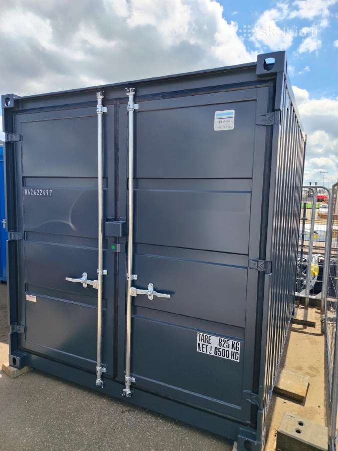 Nauji Konteineriai 10 ir 8 pėdų (3 m ir 2.5 m)