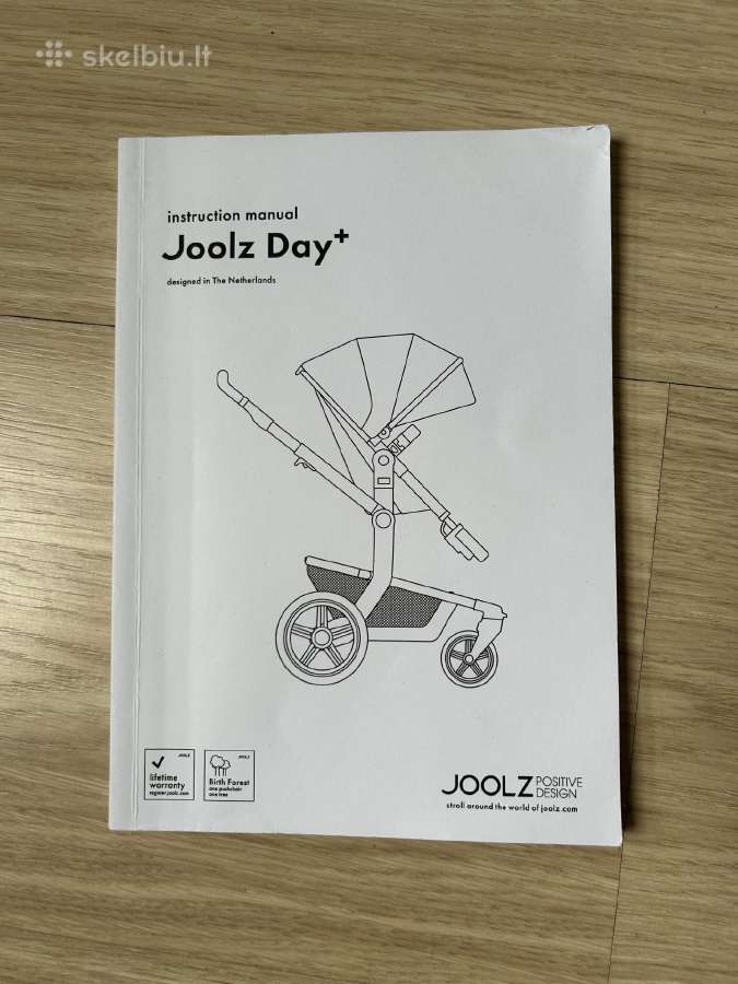 Joolz Day+ vežimėlis 2in1 su originaliais priedais - nuotraukos Nr. 19