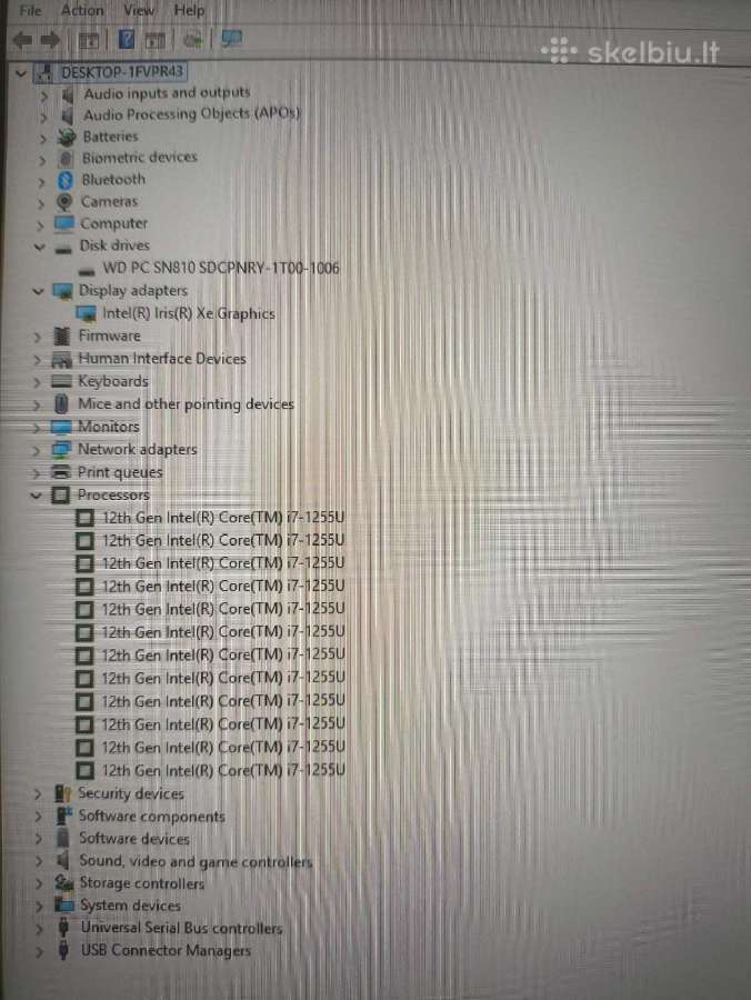 Elitebook 650 G9 15.6 Fhd Ips i7-1255u 32gb 1tb - nuotraukos Nr. 5