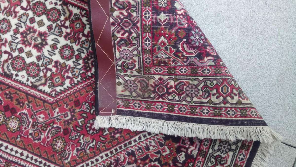 2 rankomis rišti 1980-ųjų – Indijos Bidjar kilimai - nuotraukos Nr. 9