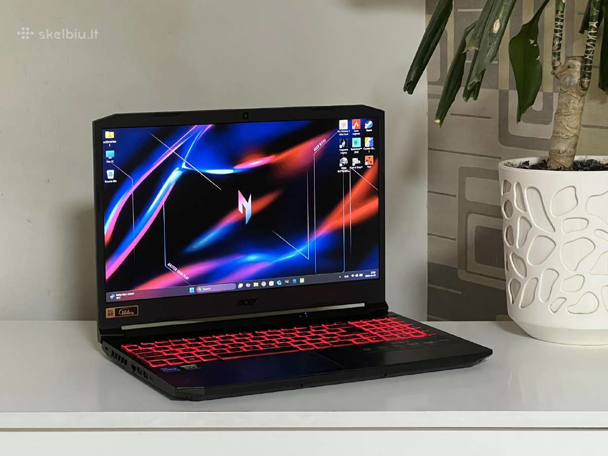 Parduodamas Acer Nitro su Rtx 3050ti, I5-11, 144hz