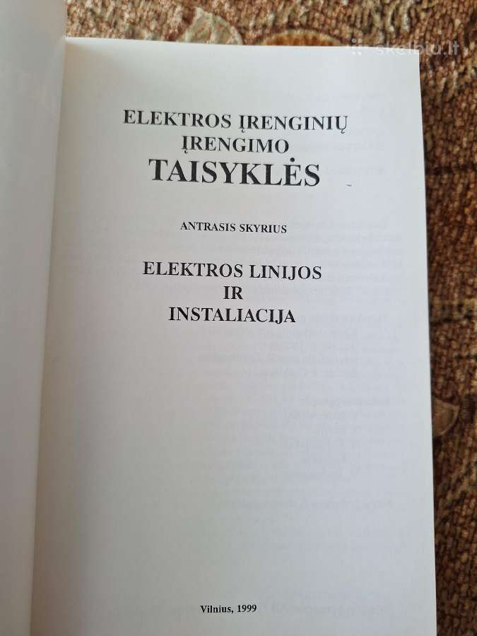 Elektros įrenginių įrengimo taisyklės - nuotraukos Nr. 2