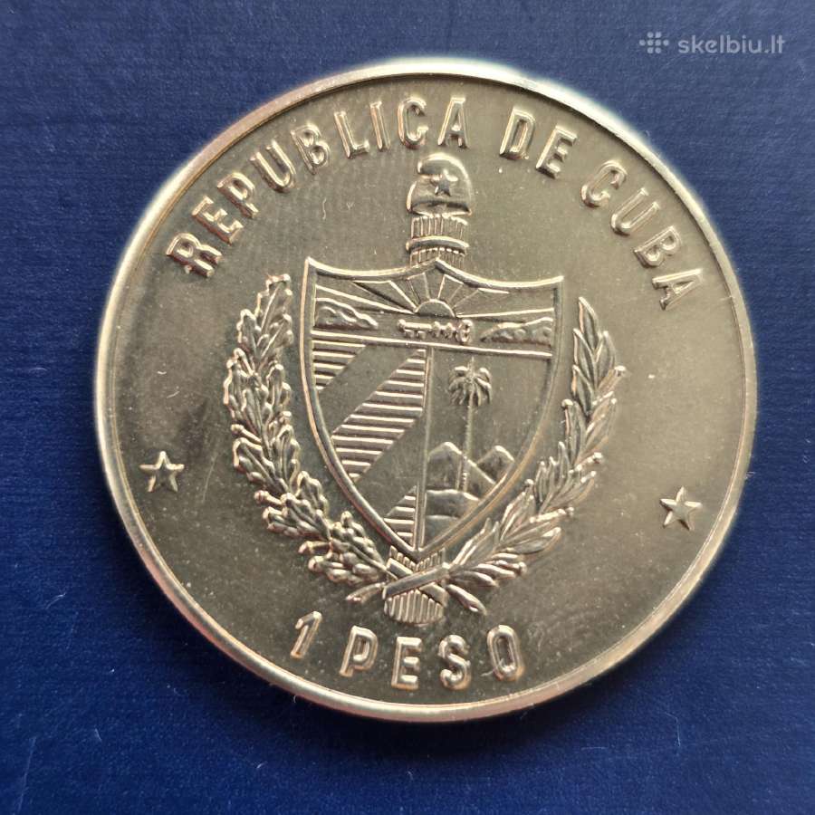 Kuba 1990 1 peso Cu-ni Kolumbo išvykymas iš Palos - nuotraukos Nr. 2