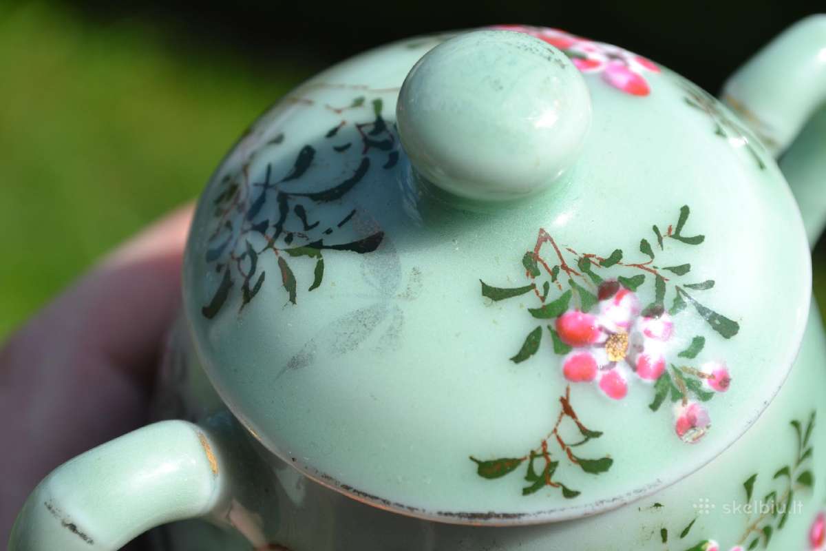 Japoniška dėžutė, stiklainis - celadono keramika. - nuotraukos Nr. 4