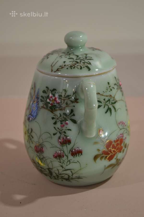 Japoniška dėžutė, stiklainis - celadono keramika. - nuotraukos Nr. 8