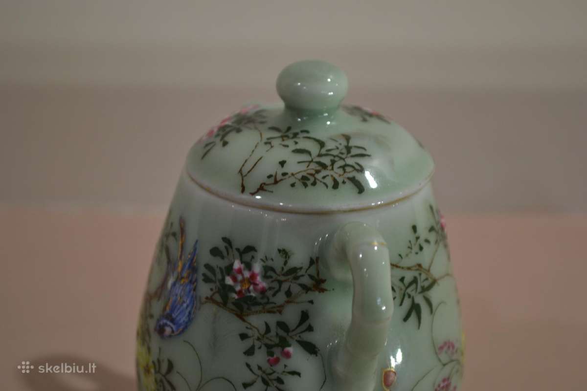 Japoniška dėžutė, stiklainis - celadono keramika. - nuotraukos Nr. 9