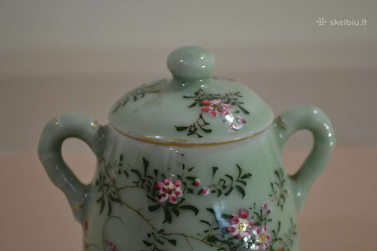 Japoniška dėžutė, stiklainis - celadono keramika. - nuotraukos Nr. 12