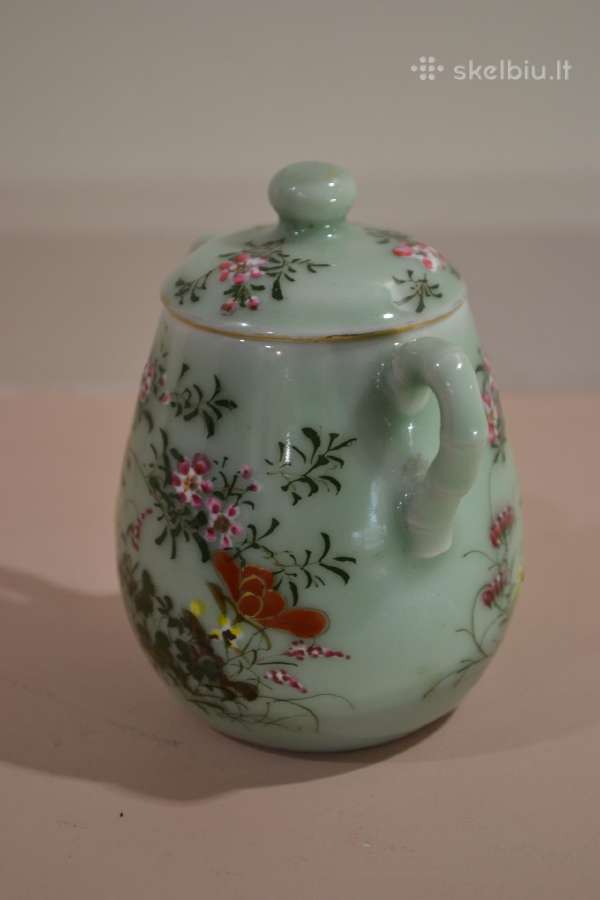 Japoniška dėžutė, stiklainis - celadono keramika. - nuotraukos Nr. 14