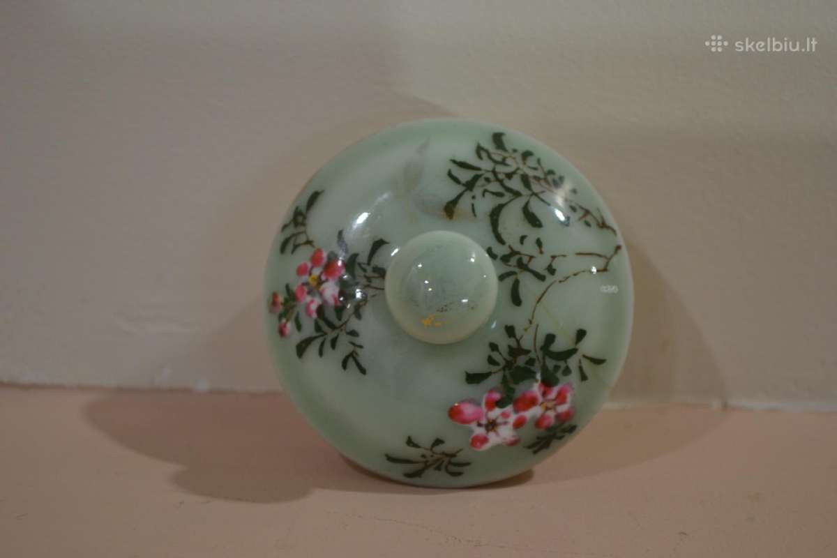 Japoniška dėžutė, stiklainis - celadono keramika. - nuotraukos Nr. 16