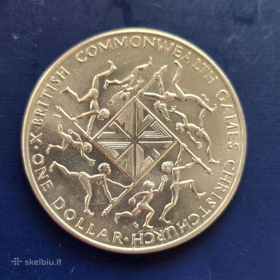 Naujoji Zelandija 1974 1 Dollar Cu-ni