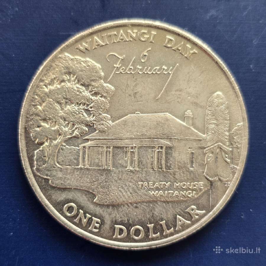 Naujoji Zelandija 1977m 1 Dollar Cu-ni
