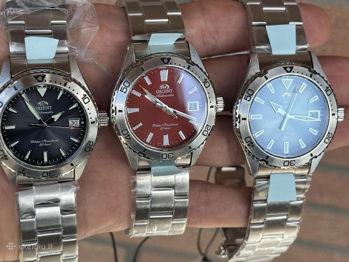 Nauji Orient Mako II 40mm automatiniai - nuotraukos Nr. 7