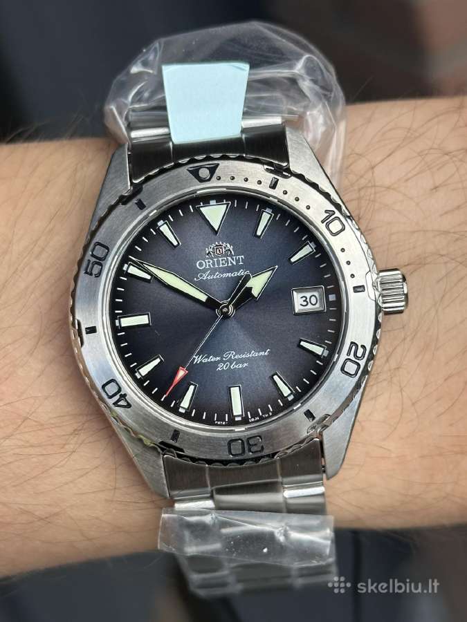 Nauji Orient Mako II 40mm automatiniai