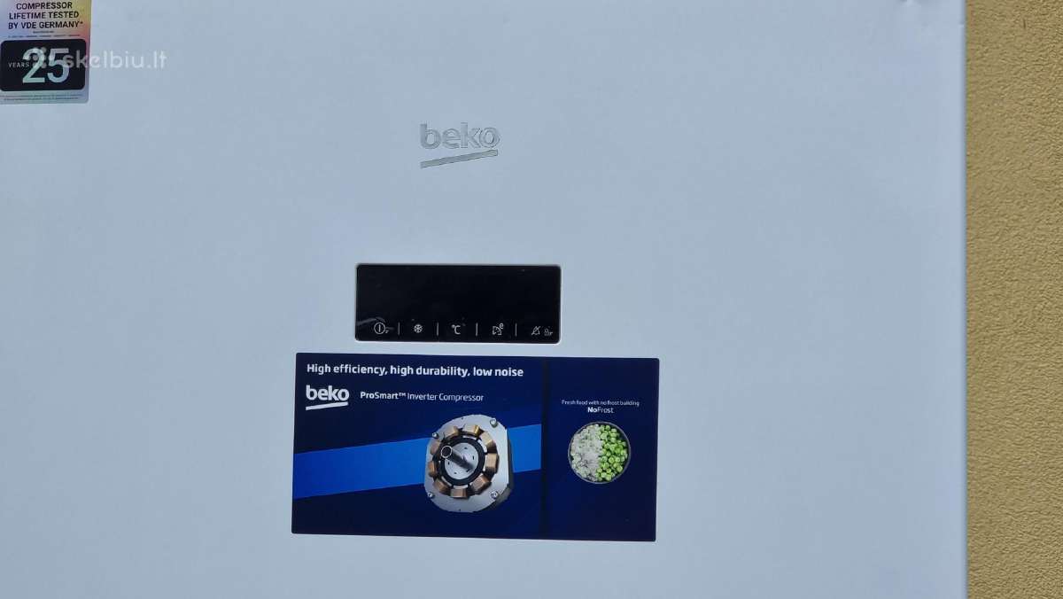 70cm, pločio Beko Rfne448e45w + Garantija - nuotraukos Nr. 5