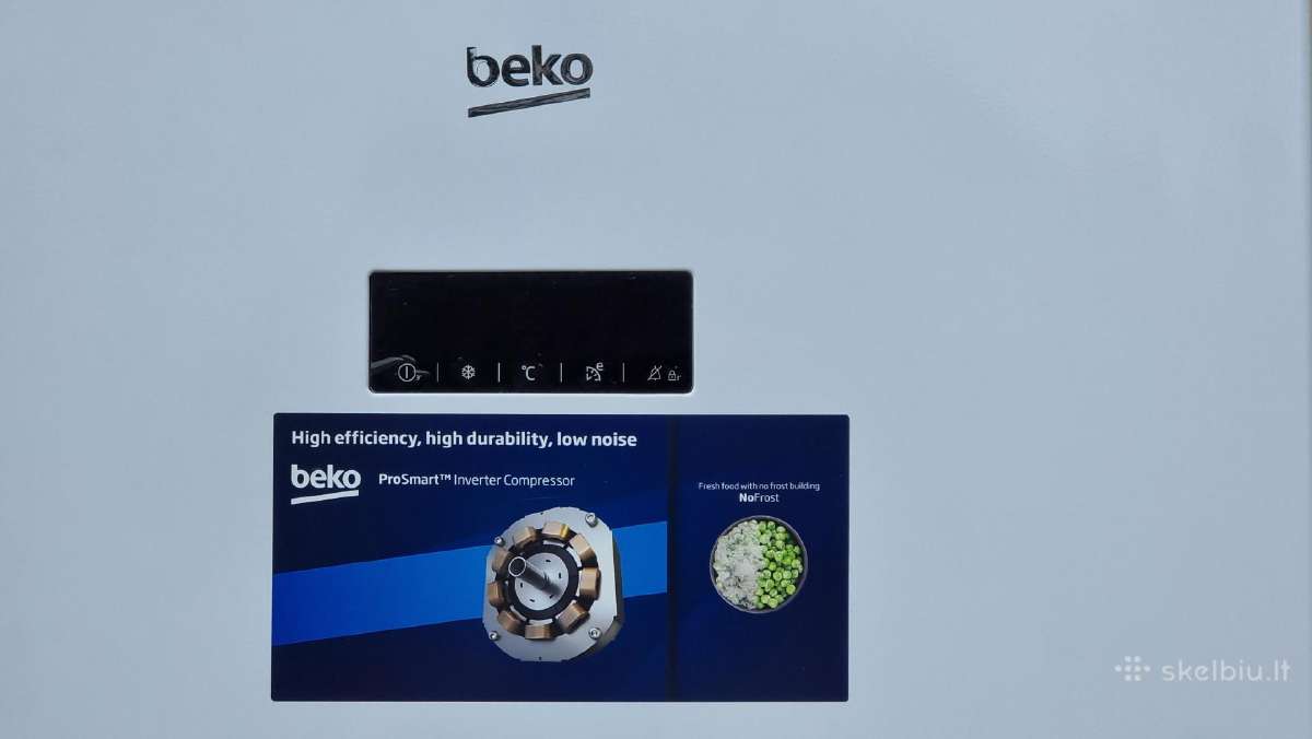 70cm, pločio Beko Rfne448e45w + Garantija - nuotraukos Nr. 6
