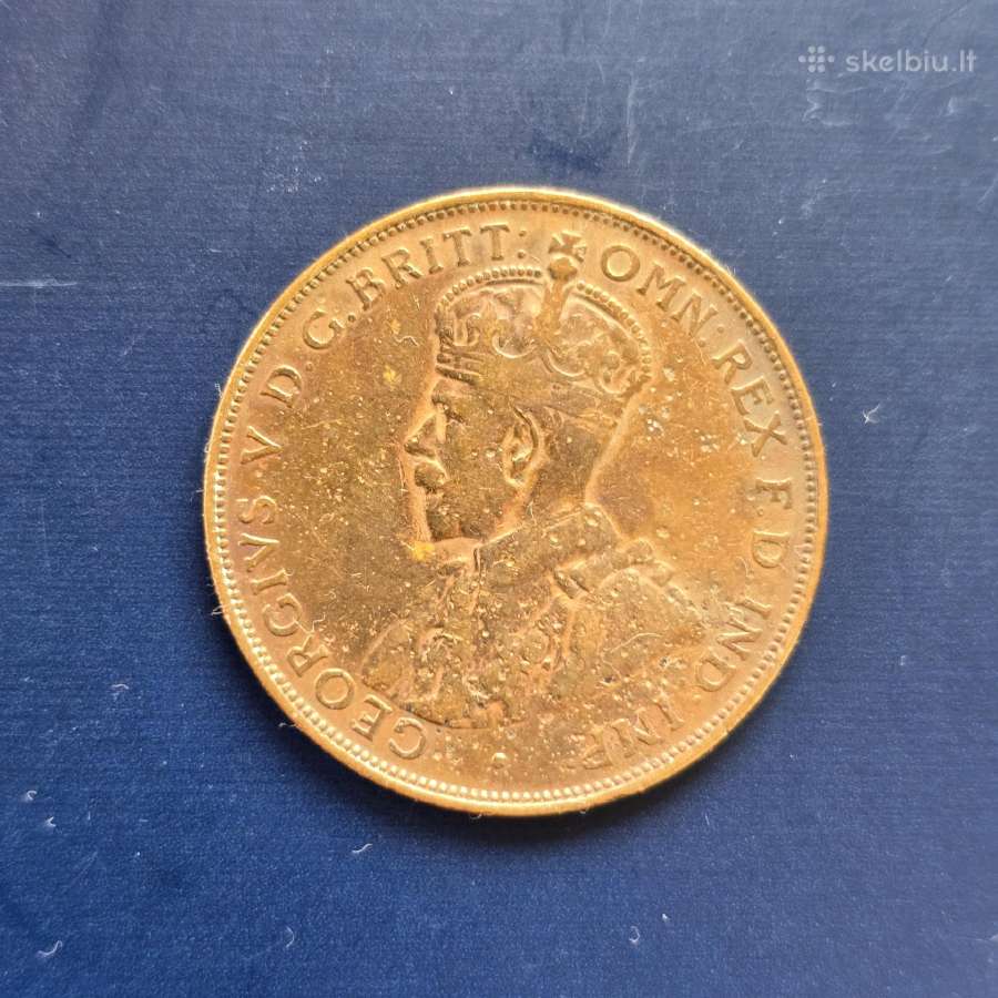 Australija 1922m 1 Penny bronze