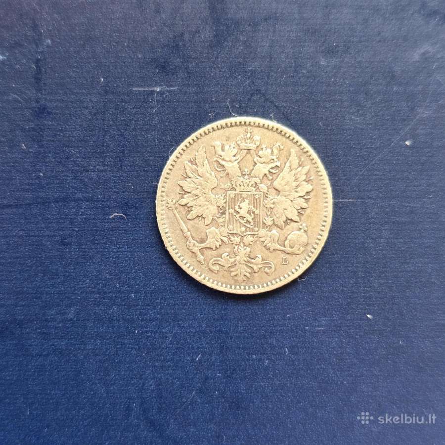 Suomija 1901 25 pennia Ag750 1,27g