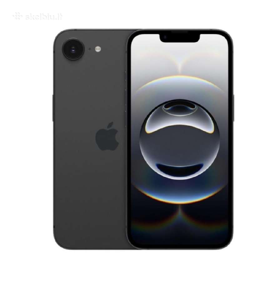 Idealus iPhone 16e 128gb Black Baterija 100%
