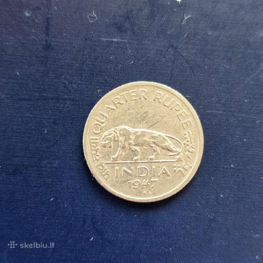 Indija 1947 1/4 rupee Ni