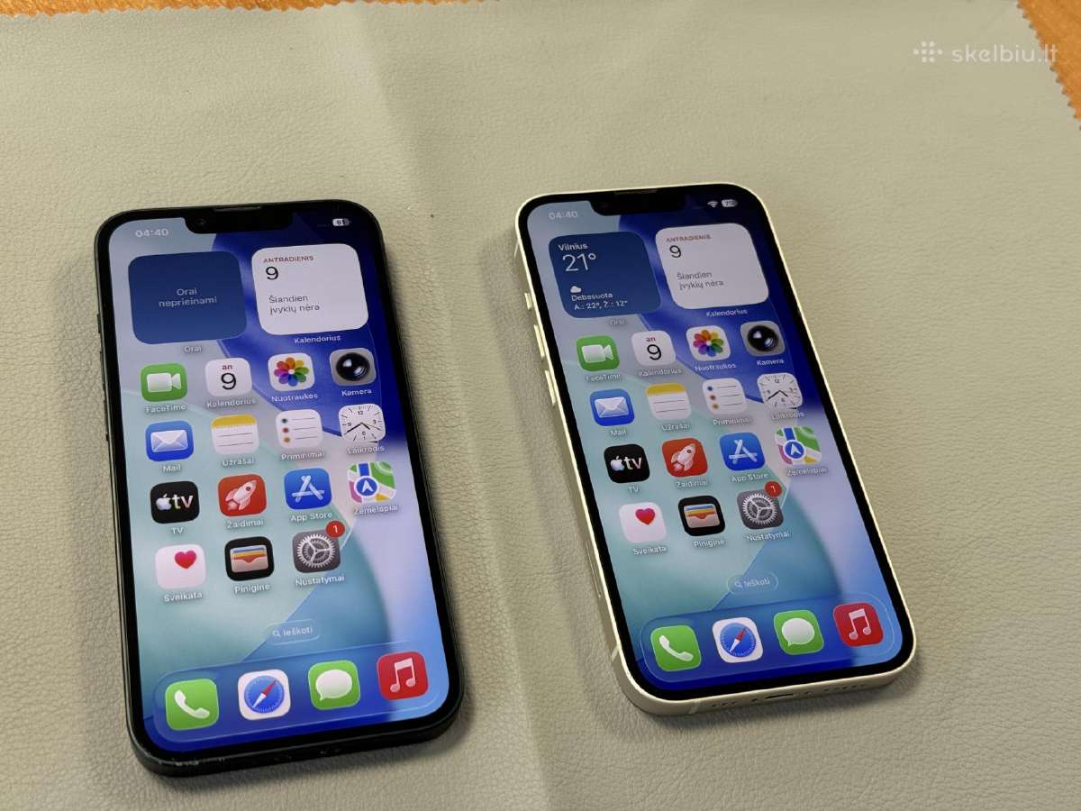 iPhone 13 su 128gb ir su 256gb be subraižymų - nuotraukos Nr. 9