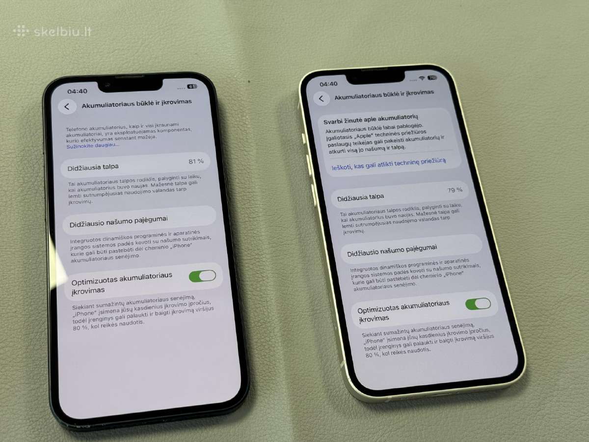 iPhone 13 su 128gb ir su 256gb be subraižymų - nuotraukos Nr. 10