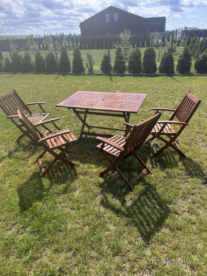 Lauko baldai sulankstomas komplektas