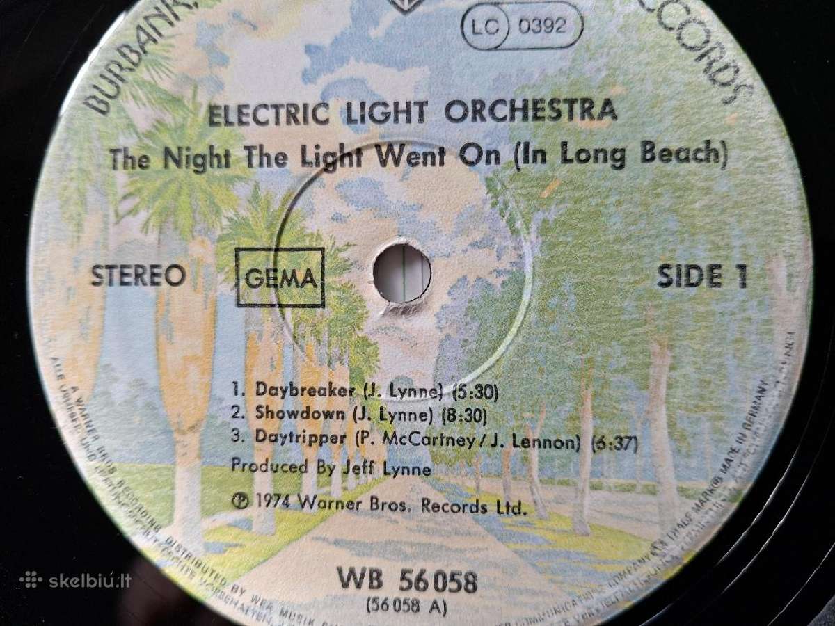 Elo 1974 "The Night The Light Went On" - nuotraukos Nr. 4