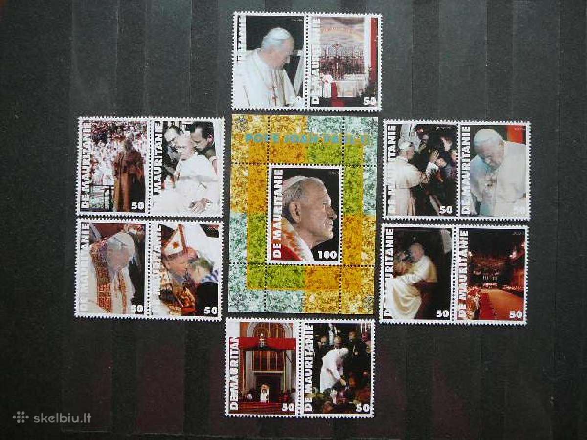 Popiezius J. Paulius II Mauritanija 2004 Mnh mrt1s