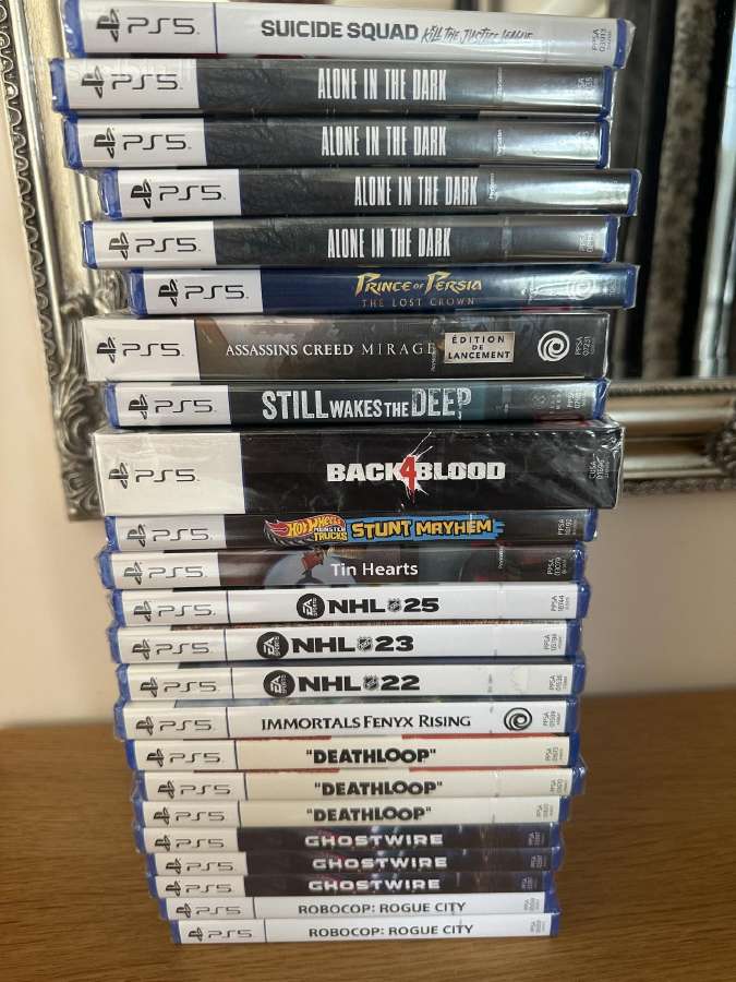 Neišpakuoti ps4 ir ps5 žaidimai!
