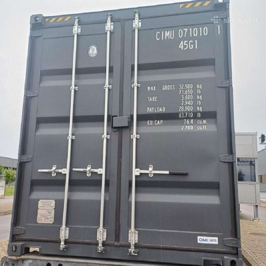 Nauji / Apynauji 40 pėdų konteineriai paaukštinti
