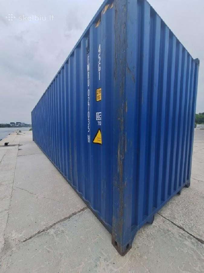 Nauji / Apynauji 40 pėdų konteineriai paaukštinti - nuotraukos Nr. 12