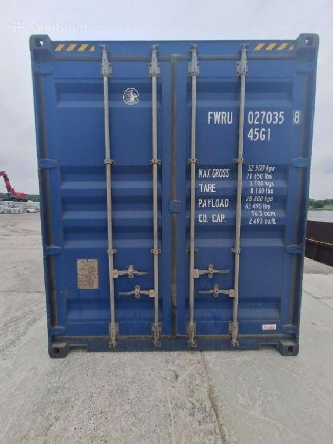 Nauji / Apynauji 40 pėdų konteineriai paaukštinti - nuotraukos Nr. 17