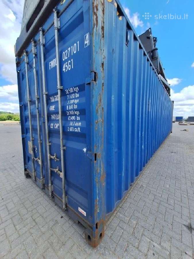 Nauji / Apynauji 40 pėdų konteineriai paaukštinti - nuotraukos Nr. 24