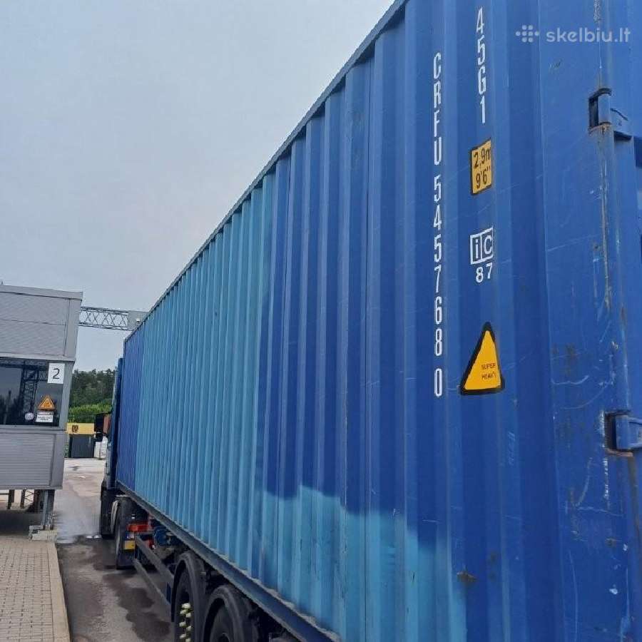 Nauji / Apynauji 40 pėdų konteineriai paaukštinti - nuotraukos Nr. 30