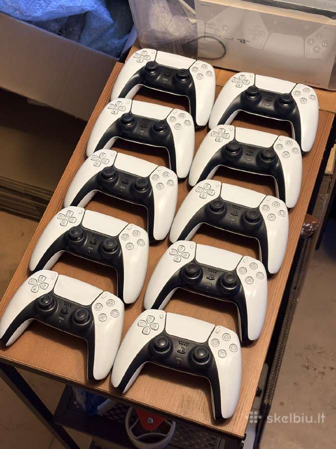 Playstation Dualsense White Controller pulteliai