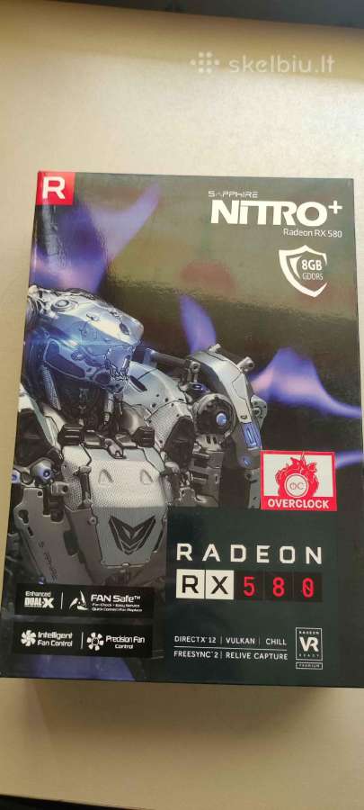 Sapphire Nitro+ Rx 580 8gb