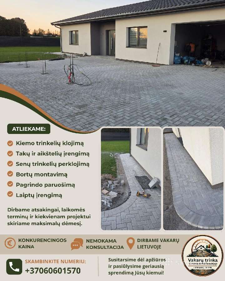 Klojame trinkeles visoje Žemaitijoje!