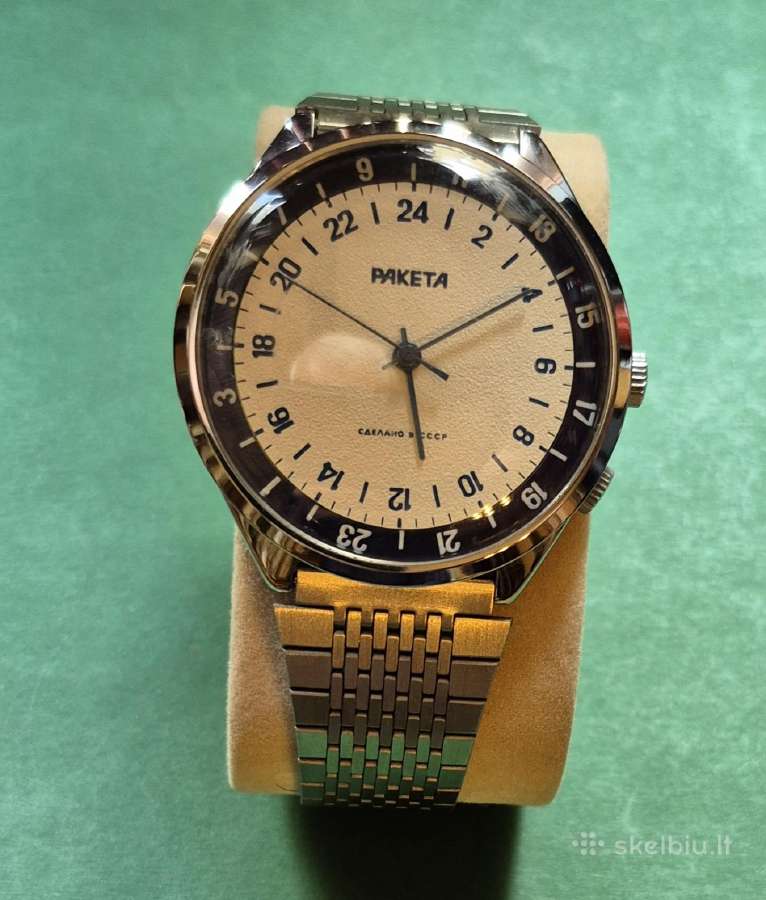 Laikrodis Raketa, Elgin, Eberhard Automatic - nuotraukos Nr. 9