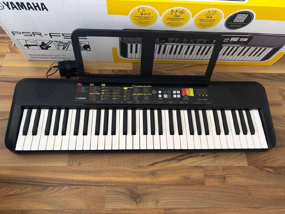 Parduodamas Yamaha Psr-f52 sintezatorius